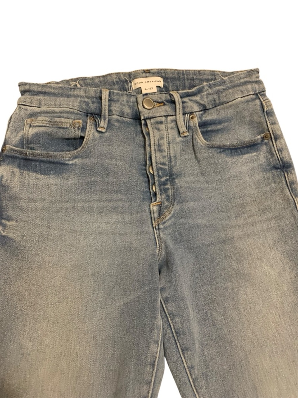 Good American Light Wash Skinny Jeans - Picture 2 of 8